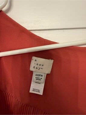 a new day Coral summer cardigan Top
